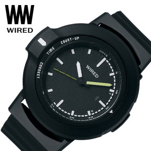 セイコー 腕時計 SEIKO 時計ワイアード ツーダブ WIRED WW TYPE01 ON メンズ 腕時計 ブラック AGAB401  