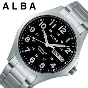 セイコー 腕時計 SEIKO 時計アルバ ALBA メンズ 腕時計 ブラック AQPJ402  