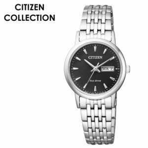 CITIZEN 腕時計 シチズン 時計 シチズンコレクション COLLECTION レディース 腕時計 ブラック EW3250-53E  