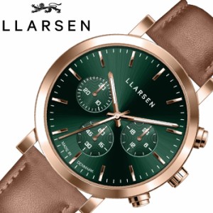 エルラーセン 腕時計 LLARSEN 時計 NOA レディース グリーン LL148RFSN  