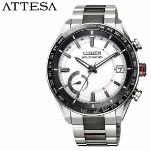 シチズン 腕時計 CITIZEN 時計 アテッサ ATTESA メンズ ホワイト CC3085-51A  