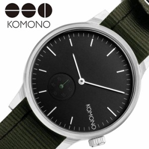 コモノ 腕時計 KOMONO 時計 ウィンストン サブス WINSTON SUBS レディース ブラック KOM-W2276 