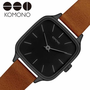 コモノ 腕時計 KOMONO 時計 ケイト コニャック KATE COGNAC レディース ブラック KOM-W4250 