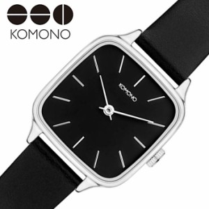 コモノ 腕時計 KOMONO 時計 ケイト コニャック KATE COGNAC レディース ブラック KOM-W4252 