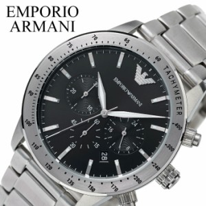 エンポリオアルマーニ 腕時計 EMPORIOARMANI 時計 メンズ ブラック AR11241 