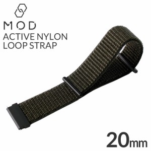 ACTIVE NYLON LOOP BELT 腕時計ベルト アクティブナイロンループベルト 時計 メンズ レディース 腕時計ベルト BT-NLP-20-DGR [ 人気 ブラ