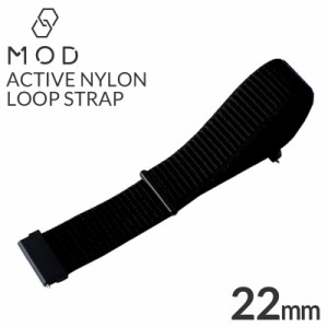 ACTIVE NYLON LOOP BELT 腕時計ベルト アクティブナイロンループベルト 時計 メンズ レディース 腕時計ベルト BT-NLP-22-BK 