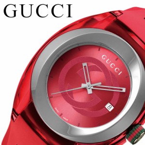 グッチ 腕時計 GUCCI 時計 シンク SYNC メンズ 腕時計 レッド YA137103A [ 人気 おすすめ 高級 ブランド 大人 かわいい かっこいい シェ