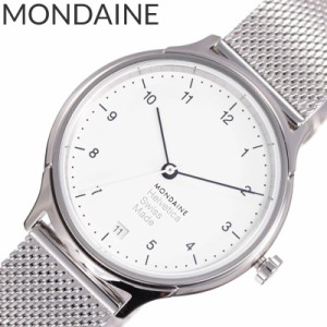 MONDAINE 腕時計 モンディーン 時計 ヘルベチカ  Helvetica  メンズ 腕時計 ホワイト MH1.R2210.SM [北欧 おしゃれ ブランド デザイナー
