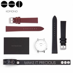 KOMONO 腕時計 コモノ 時計 ハーロウ HARLOW レディース 腕時計 ホワイト KOM-W4144