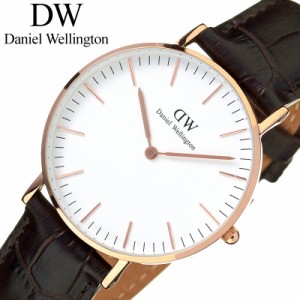 DanielWellington 腕時計 ダニエルウェリントン 時計 クラシック ヨーク ローズ 36mm CLASSIC York Rose レディース 腕時計 ホワイト DW0