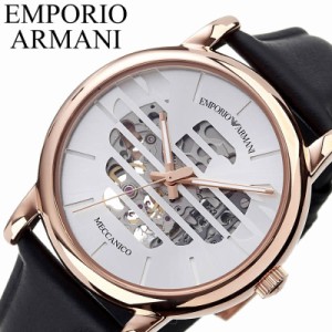 エンポリオ アルマーニ 時計 EMPORIO ARMANI 腕時計 メカニコ MECCANICO メンズ/ホワイト AR60031 人気 おすすめ ブランド エンポリ 革ベ