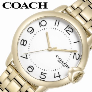 コーチ 腕時計 COACH 時計 コーチ時計 COACH腕時計 アーデン ARDEN レディース ホワイト 白 ゴールド 14503599 セレブ ジュエリー デザイ