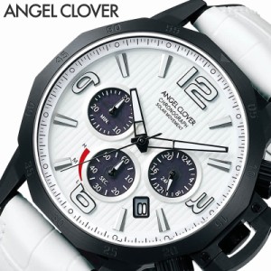 エンジェルクローバー 時計 Angel Clover 腕時計 タイムクラフトソーラー TIME CRAFT SOLAR メンズ/ホワイト NTS45BWH-WH [ 正規品 新作 