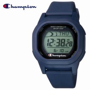 チャンピオン 腕時計 ソーラー 電波 時計 Champion デジタル シチズン CITIZEN ブルー SOLAR-TECH D00A-003VK [ 電池交換 時刻調整 不要 