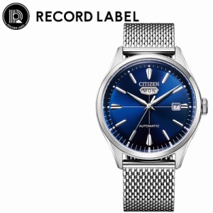 シチズン 腕時計 CITIZEN 時計 レコードレーベル C7 メカニカル RECORD LABEL 男性 メンズ 機械式 自動巻き 手巻き機能付き NH8391-86L 