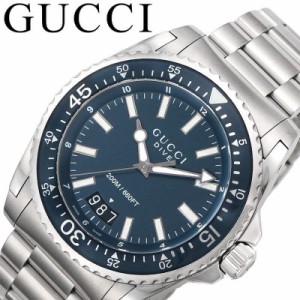 グッチ 腕時計 GUCCI 時計 ダイブ DIVE 男性 向け メンズ クォーツ 電池式 YA136203 かっこいい 彼氏 夫 人気 おすすめ おしゃれ ブラン