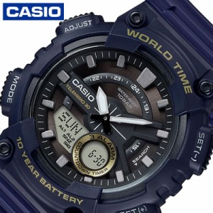 カシオ 腕時計 CASIO 時計 スタンダード STANDARD 男性 メンズ クォーツ 電池式 AEQ-110W-2AJH かっこいい 彼氏 夫 人気 おすすめ おしゃ