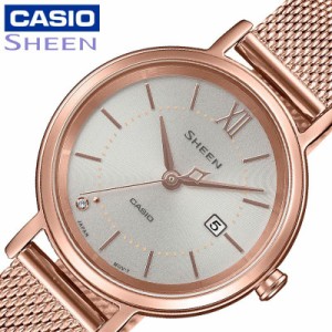 カシオ 腕時計 CASIO 時計 シーン SHEEN 女性 レディース ソーラークォーツ SHS-D300PGM-4AJF かわいい 華奢 小ぶり 小さめ 人気 おすす