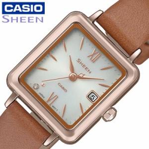 カシオ 腕時計 CASIO 時計 シーン SHEEN 女性 レディース ソーラークォーツ SHS-D400CGL-7AJF かわいい 華奢 小ぶり 小さめ 人気 おすす