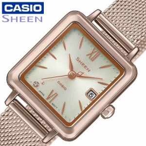 カシオ 腕時計 CASIO 時計 シーン SHEEN 女性 レディース ソーラークォーツ SHS-D400CGM-4AJF かわいい 華奢 小ぶり 小さめ 人気 おすす