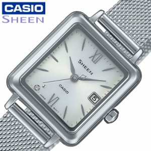 カシオ 腕時計 CASIO 時計 シーン SHEEN 女性 レディース ソーラークォーツ SHS-D400M-7AJF かわいい 華奢 小ぶり 小さめ 人気 おすすめ 