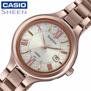 カシオ 電波 ソーラー 腕時計 CASIO 時計 シーン SHEEN 女性 レディース クォーツ SHW-7000TCG-4AJF かわいい 華奢 小ぶり 小さめ 人気 