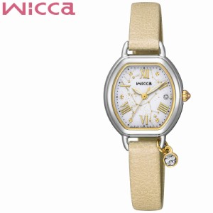 サステナブル シチズン 腕時計 CITIZEN 時計 ウィッカ Wicca 女性 向け レディース 可愛い かわいい 華奢 小ぶり 小さめ ソーラー 革ベル