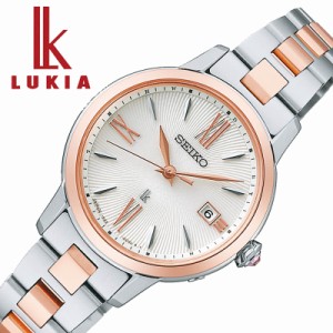 セイコー 腕時計 ルキア Grow SEIKO LUKIA レディース ホワイト シルバー ピンクゴールド 時計 電波ソーラー クォーツ SSVW206 人気 おす