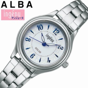 セイコー アルバ 腕時計 SEIKO ALBA 時計 アンジェーヌ ingenu レディース 腕時計 ホワイト ソーラー AHJD436 人気 おすすめ おしゃれ ブ