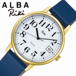 セイコー 腕時計 SEIKO 時計 アルバ リキ ワタナベ ソーラー ALBA RIKI WATANABE COLLECTION ユニセックス 腕時計 ホワイト ソーラー AKP