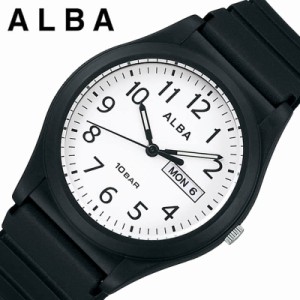 セイコー アルバ 腕時計 SEIKO ALBA 時計 メンズ 腕時計 ホワイト シンプル 受験 面接 見やすい わかりやすい AQPJ410 人気 おすすめ お