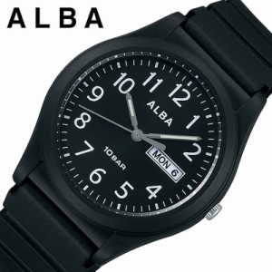 セイコー アルバ 腕時計 SEIKO ALBA 時計 メンズ 腕時計 ブラック シンプル 受験 面接 見やすい わかりやすい AQPJ411 人気 おすすめ お