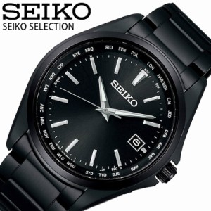 セイコー 腕時計 SEIKO 時計 セレクション SELECTION メンズ 腕時計 ブラック 電波ソーラー SBTM333 人気 おすすめ おしゃれ ブランド プ
