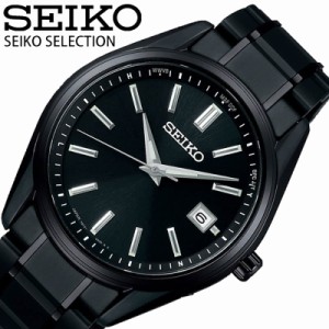 セイコー 腕時計 SEIKO 時計 セレクション SELECTION メンズ 腕時計 ブラック 電波ソーラー SBTM343 人気 おすすめ おしゃれ ブランド 実