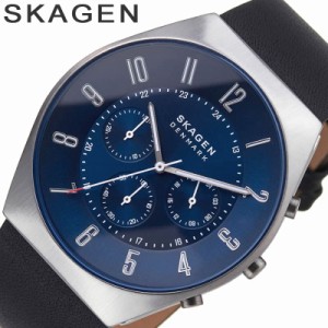 スカーゲン 腕時計 SKAGEN 時計 メンズ 腕時計 Grenen クロノグラフ オーシャンブルー SKW6820 北欧 シンプル 薄型 人気 おすすめ おしゃ