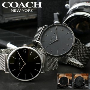 【男性 への プレゼント に おすすめ】コーチ 時計 メンズ COACH 腕時計 コーチ時計 コーチ腕時計 チャールズ シルバー ブラック 彼氏 旦