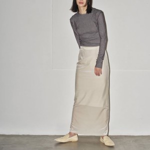 (予約)TODAYFUL トゥデイフル Pencil Velour Skirt ペンシルベロアスカート 12420804(9月中旬以降入荷) 2024秋冬 上品 光沢感 ボトムス 