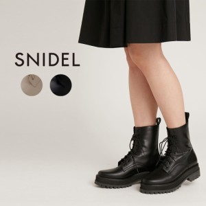 SALE60%OFF スナイデル SNIDEL Vibramレースアップショートブーツ swgs225602 レディース シューズ