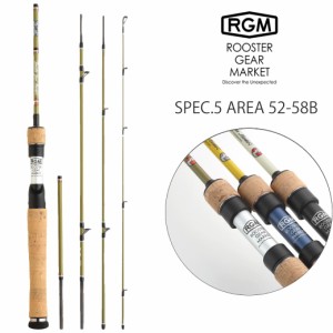 RGM(ルースター ギア マーケット) RGM spec.5 AREA 52-58B ベイトロッド Line (~6lb.) Lure (~5g) 渓流 エリアトラウト 管理釣り場 釣り