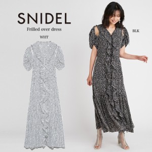 SALE60%OFF SNIDEL スナイデル フリルオーバーワンピース swfo221151 レディース ドレス  ロング フェミニン