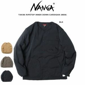 NANGA ナンガ TAKIBI RIPSTOP INNER DOWN CARDIGAN (MEN)タキビリップストップインナーダウンカーディガン (メンズ) 2023AW