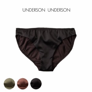 UNDERSON UNDERSON アンダーソンアンダーソン サテンビキニショーツ uuwgg225187 ウィメンズ レディース 下着 インナー 吸水 速乾 抗菌 