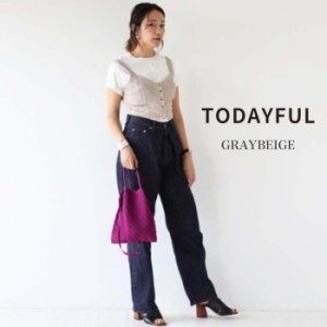 SALE50%OFF TODAYFUL トゥデイフル Linen Check Bustier リネンチェックビスチェ 11810401