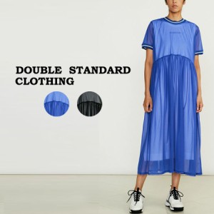 DOUBLE STANDARD CLOTHING ダブルスタンダードクロージング ESSENTIAL / ギャザーニットワンピース 2501190231 レディース ダブスタ 2023