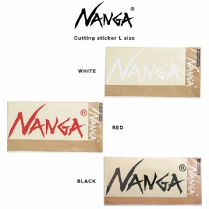 NANGA LOGO CUTTING STICKER (LARGE) ナンガロゴカッティングステッカー(大) アウトドア キャンプ 車用ステッカー