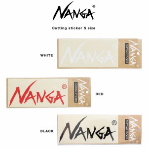 NANGA LOGO CUTTING STICKER (SMALL)ナンガロゴカッティングステッカー(小) アウトドア キャンプ 車用ステッカー