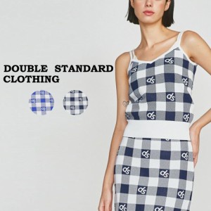 SALE50%OFF ダブルスタンダードクロージング DOUBLE STANDARD CLOTHING DSC / ロゴダル糸キャミソールトップス 0209001233 レディース