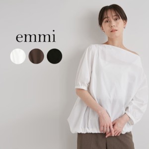 SALE50%OFF emmi atelier エミ アトリエ アシンメトリーブラウス 13wfb234007 レディース 薄手 トップス TOPS