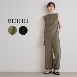 SALE40%OFF emmi atelier  オーシャンリサイクルオールインワン 13wfo234017 レディース ノースリーブ 2WAY 前後リバーシブル